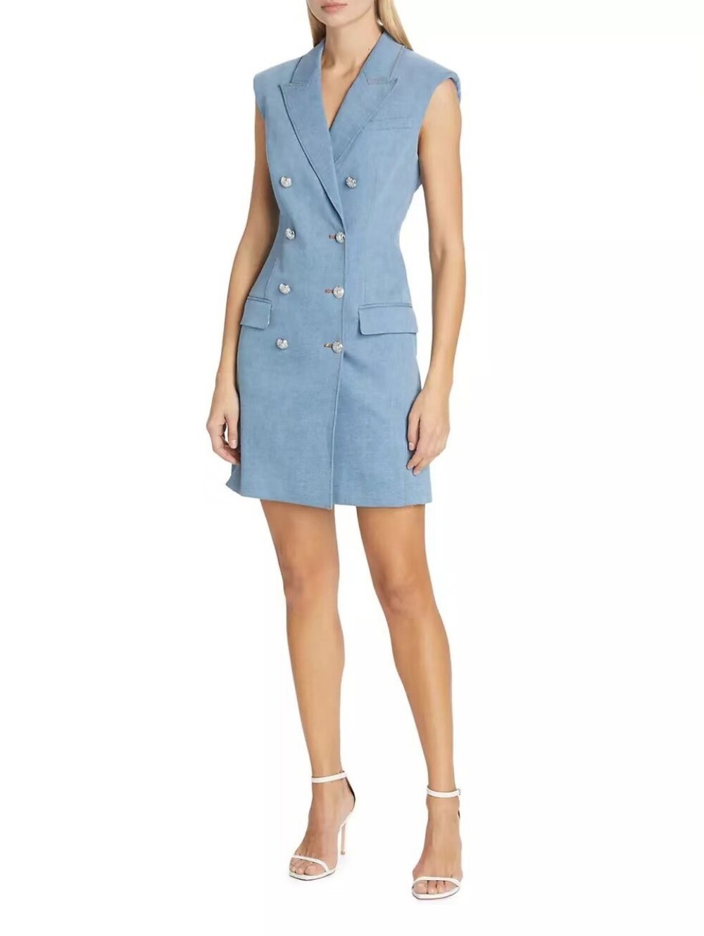 Veronica Beard jules denim mini dress